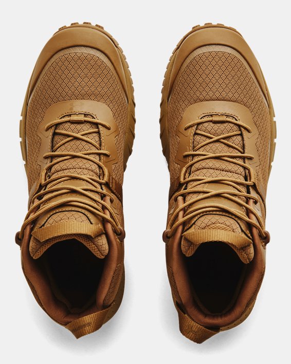 Men's UA Micro G® Valsetz Mid Tactical Boots, Brown, pdpMainDesktop image number 2